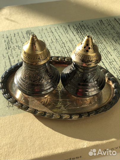 Набор для специй латунь