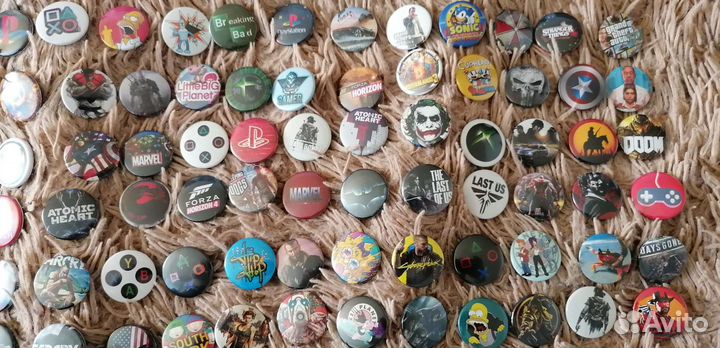 Значки по теме видеоигры и поп культура