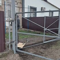 Забор с бетонированием. Монтаж+установка, Решетниково