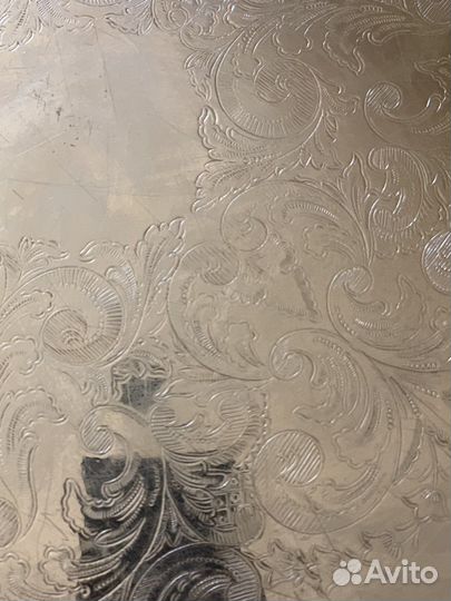 Поднос мельхиор СССР