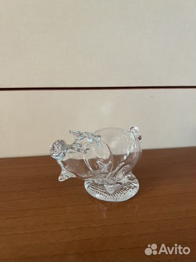 Хрустальная статуэтка свинья/хрюшка/поросенок