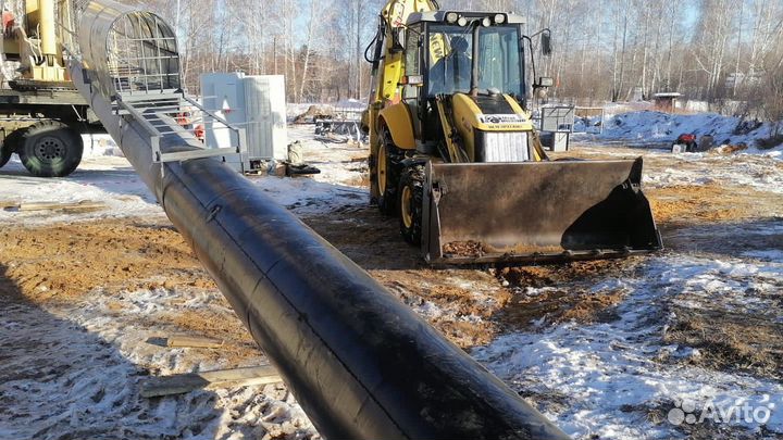 Услуги экскаватора - погрузчика