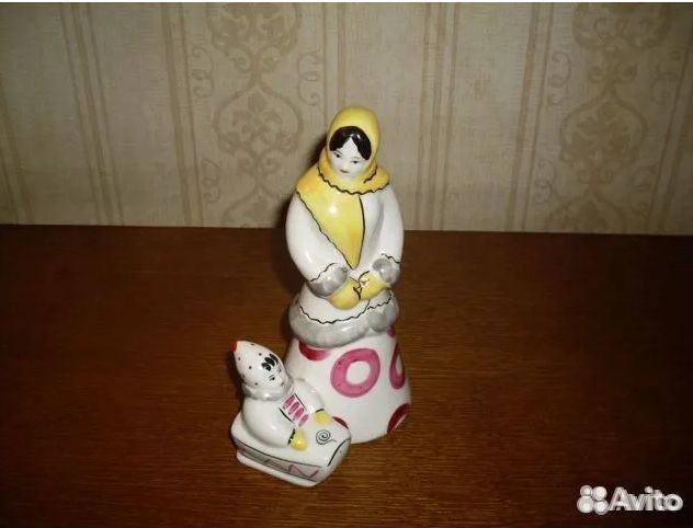 Фарфоровые статуэтки.Старая Гжель.50-60 годы