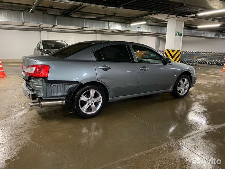 Mitsubishi Galant 2.4 AT, 2008, битый, 220 276 км