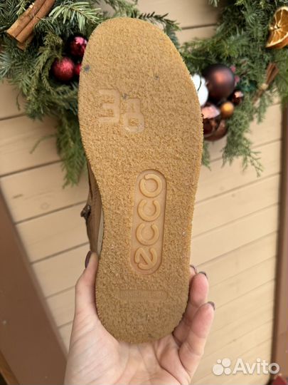 Зимние ботинки ecco