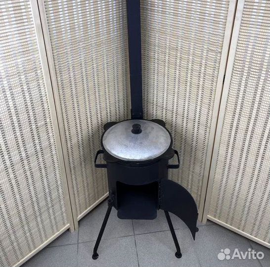 Казан 12 литров с печкой