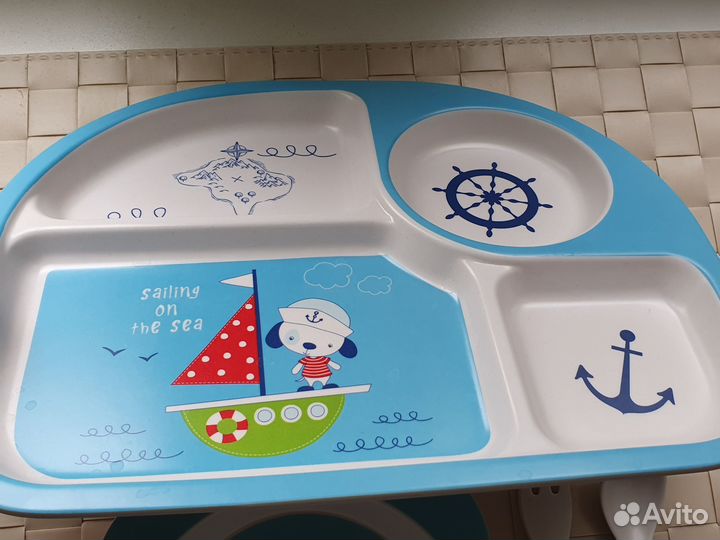 Набор детской пластиковой посуды