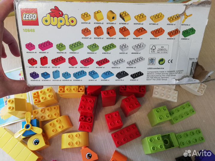 Конструктор lego duplo / лего дупло 80 деталей