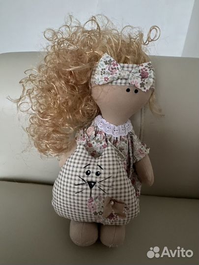 Интерьерная кукла Тильда
