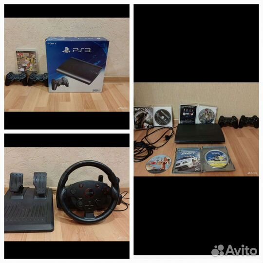 PS3super slim artplays streetracingwheelturboc900