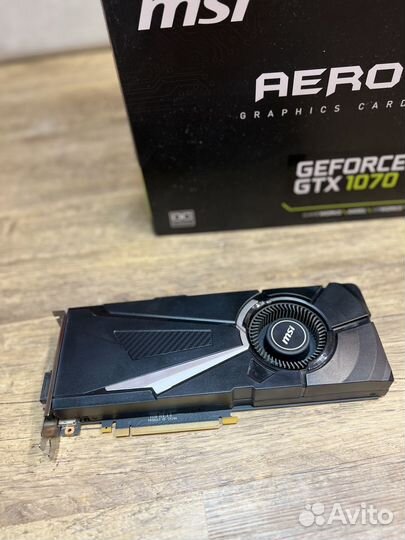 Nvidia geforce gtx 1070 aero 8gb