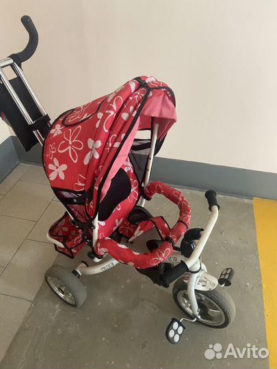 Детский велосипед с родительской ручкой