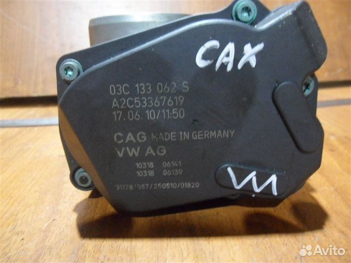 Дроссельная заслонка 03C133062S Audi A3 8P1 caxc