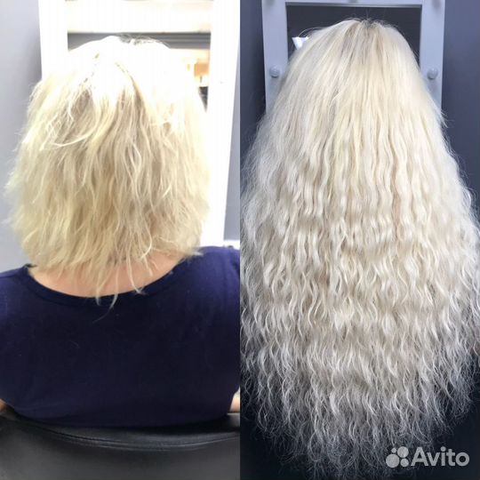 Наращивание волос, коррекция, снятие, капсуляция