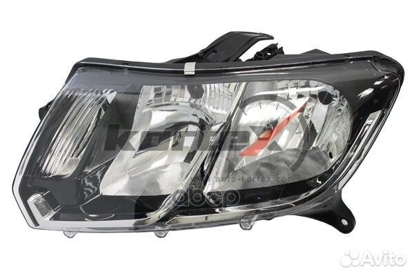 Фара renault logan II 14- L (с корректором)