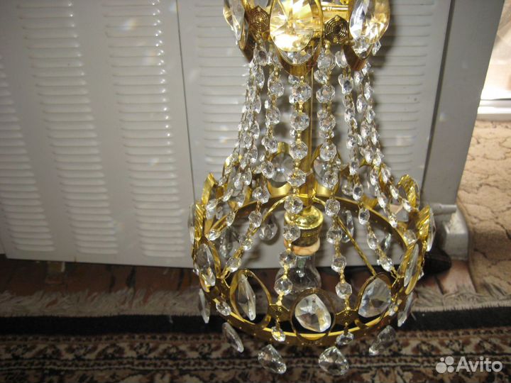 Люстра хрусталь Чехия