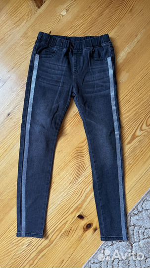 Джинсы для девочки 140