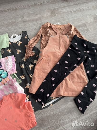 Вещи HM, zara пакетом на девочку 6 лет