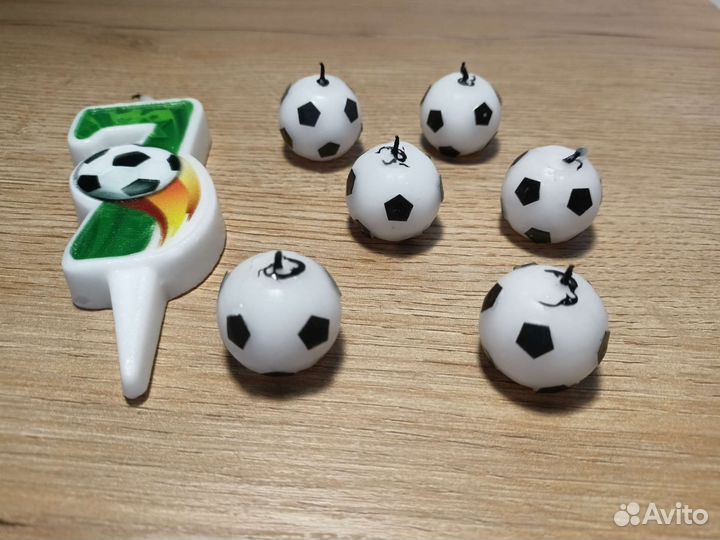Свечи на торт Футбол