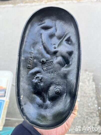 Статуэтка чугун прощание казака с казачкой