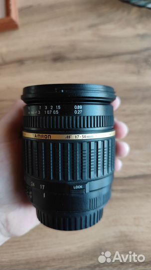 Объектив tamron для canon 17-50 2.8