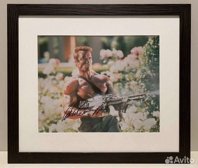 Автограф Арнольда Шварценеггера