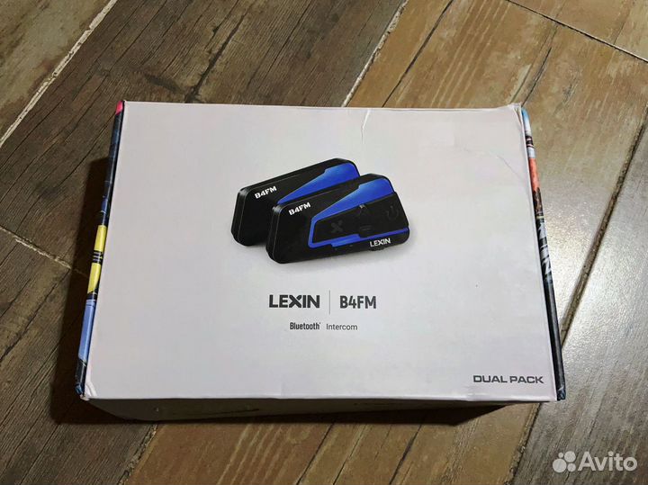 Мотогарнитура lexin LX-B4FM-X(комплект 2 шт)