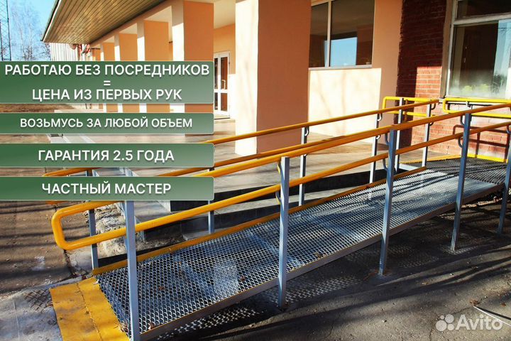 Изготовление пандусов