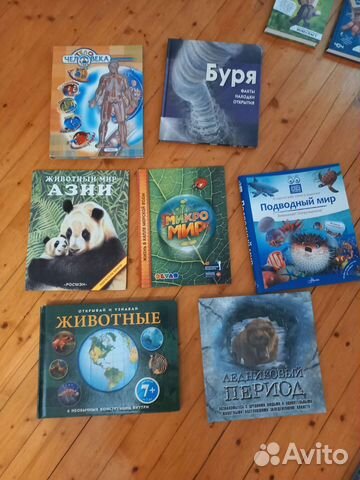 Книга животные динозавры морской мир