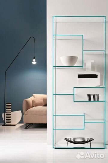 Стеклянные полки на заказ