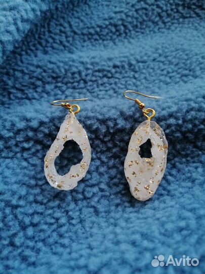 Серьги из эпоксидной смолы