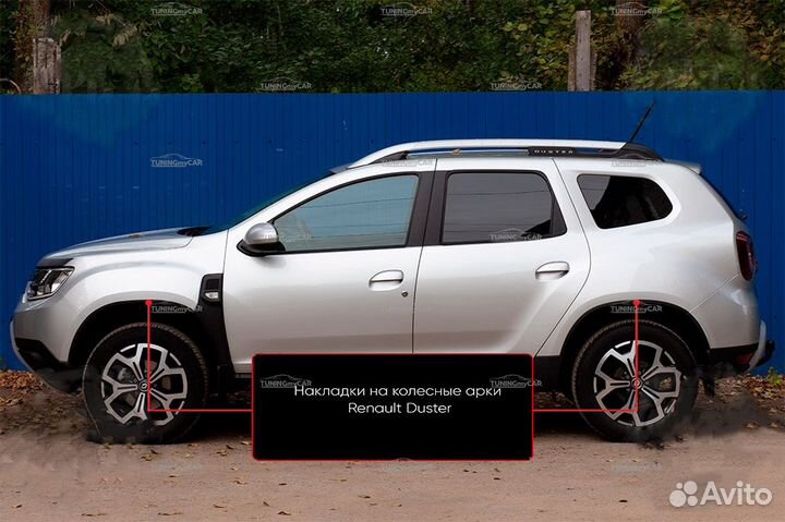 Накладки на колесные арки Renault Duster 2021+