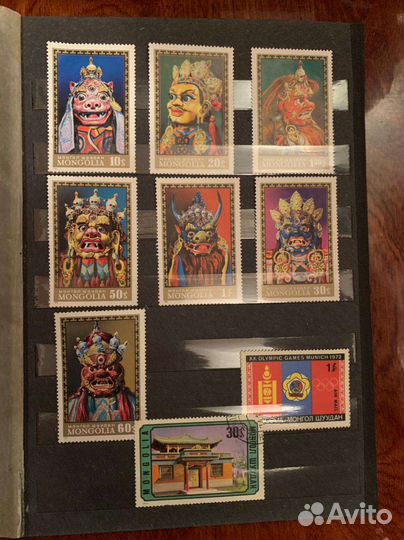 Марки Монголии