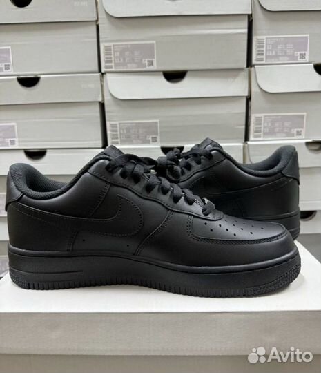 Кроссовки nike air force 1 black