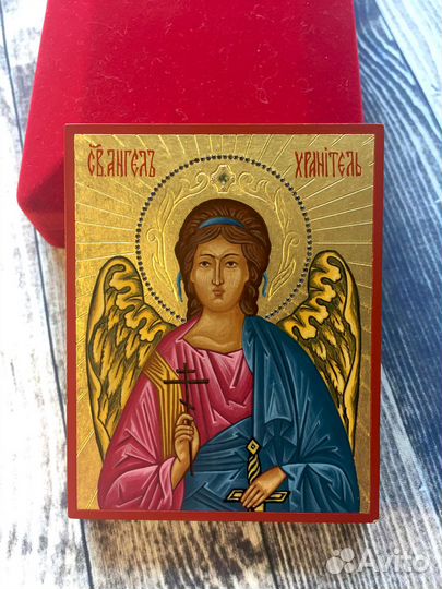 Ангел Хранитель Рукописная икона