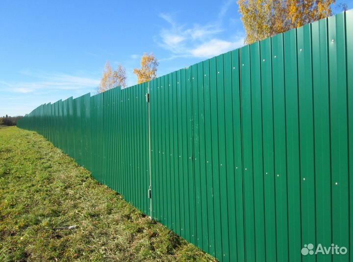 Забор из профлиста