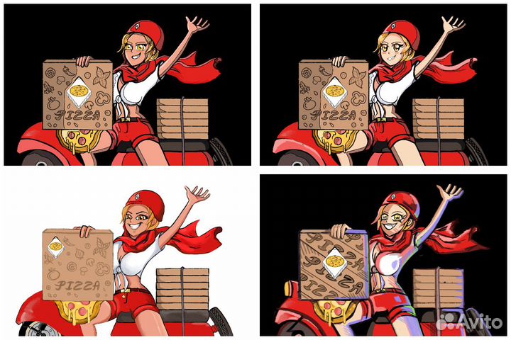 Нарисую арт, перса, тату или др + печать в подарок