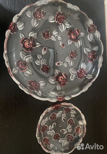 Блюдо стекло