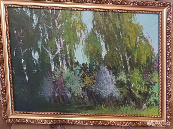 Картина маслом на холсте пейзаж