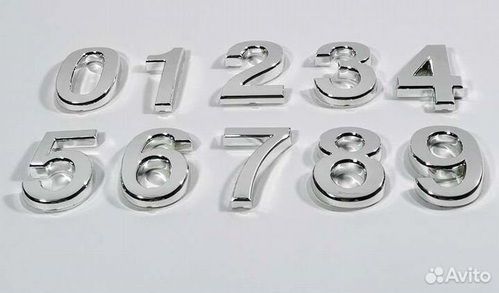 Цифры на дверь и ящики