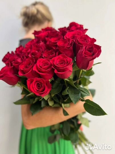 Цветы розы букет