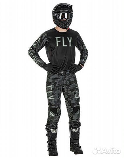Джерси и мотоштаны Fly Racing Kinetic SE Tactic че