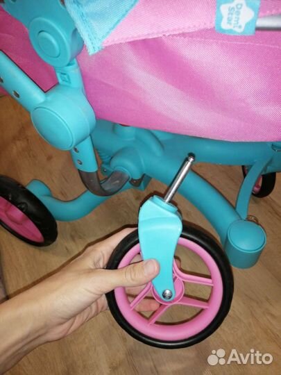 Коляска для кукол 2 в 1 demi star