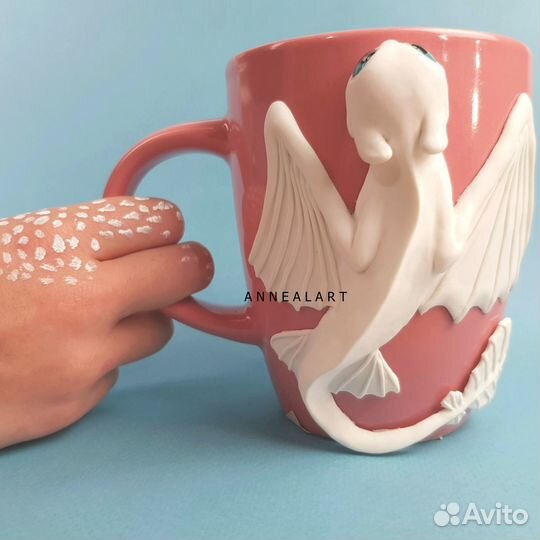 Чашка кружка дракон декор Фурия приручить дракона