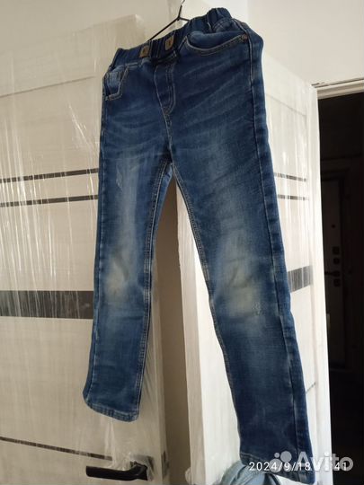 Джинсы утеплённые