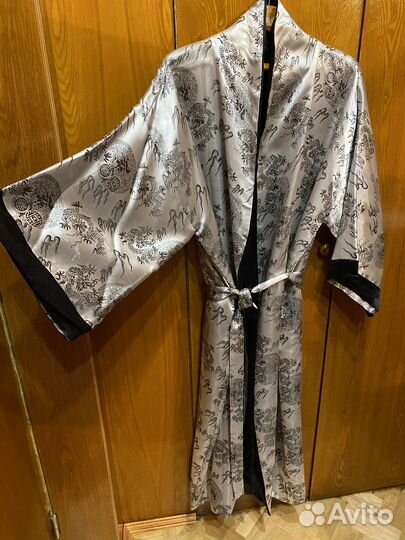 Халат мужской шелковый