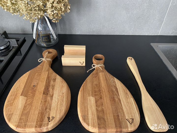 Доска разделочная дубовая (набор)
