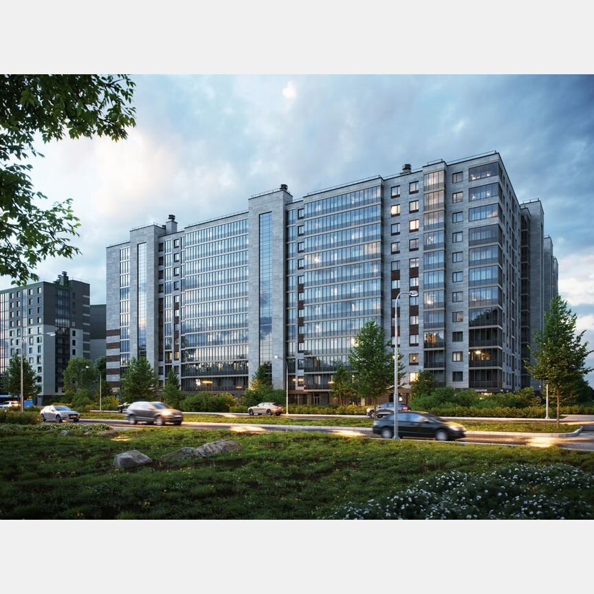 1-к. квартира, 33,4 м², 5/12 эт.