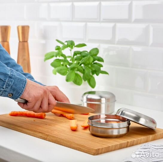 Контейнер для еды IKEA lattuggad, 2 шт