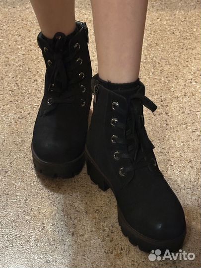 Сапоги зимние женские с мехом